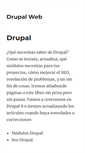 Mobile Screenshot of drupalweb.com